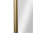 Arched Wall Mirror with Metal Frame with Baroque Detail in Gold - 29