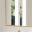 Arched Wall Mirror with Metal Frame with Baroque Detail in Gold - 29