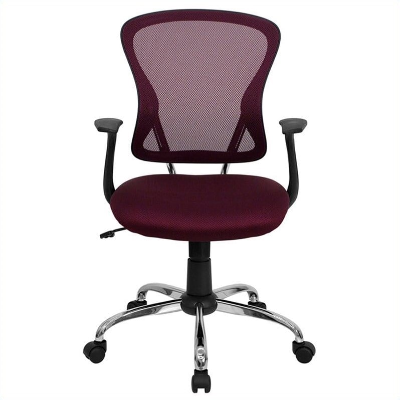 Flash Furniture Mid Back Mesh Office Chair with Chrome Finished Base