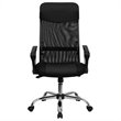 Flash Furniture High Back Split Office Chair in Black with Mesh Back