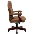 Flash Furniture Classic Executive Office Chair in Bomber Brown