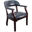 Flash Furniture Luxurious Conference Guest Chair in Navy