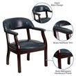 Flash Furniture Luxurious Conference Guest Chair in Navy