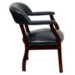 Flash Furniture Luxurious Conference Guest Chair in Navy