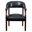 Flash Furniture Luxurious Conference Guest Chair in Navy