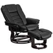 Flash Furniture Leather Recliner in Black
