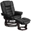 Flash Furniture Leather Recliner in Black