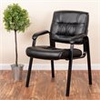 Flash Furniture Reception Guest Chair in Black
