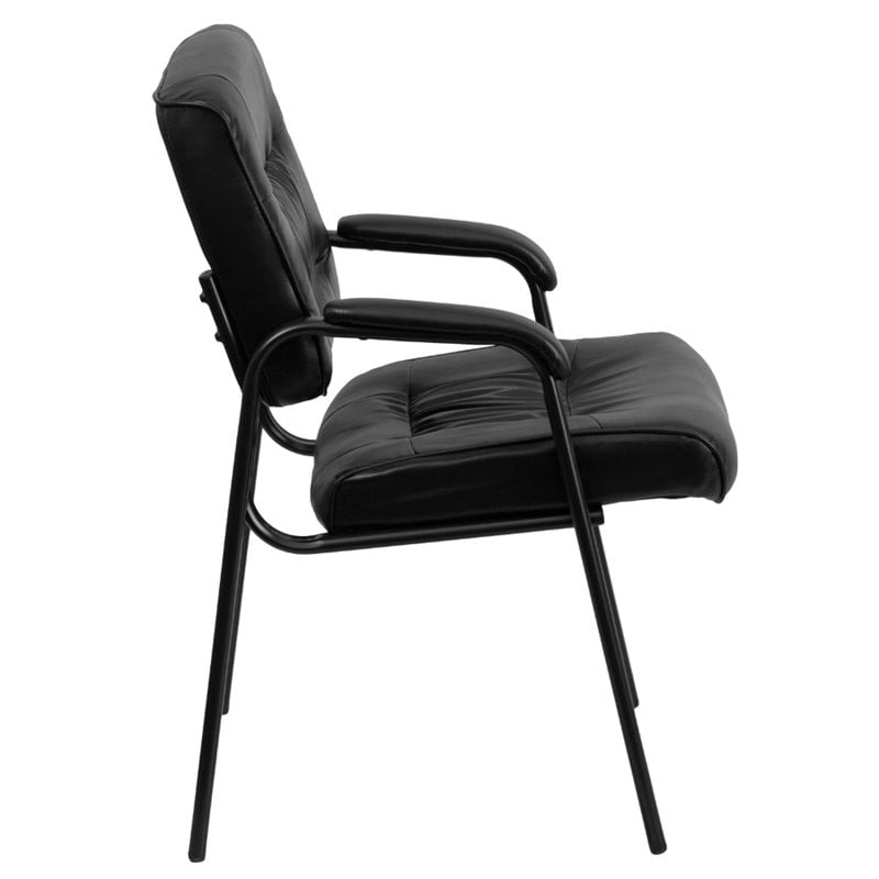 Flash Furniture Reception Guest Chair in Black