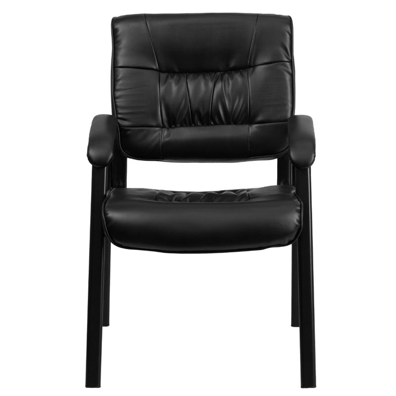 Flash Furniture Reception Guest Chair in Black