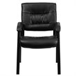 Flash Furniture Reception Guest Chair in Black