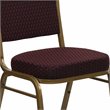 Flash Furniture Hercules Banquet Stacking Chair in Burgundy