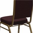 Flash Furniture Hercules Banquet Stacking Chair in Burgundy