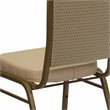 Flash Furniture Hercules Banquet Stacking Chair in Beige