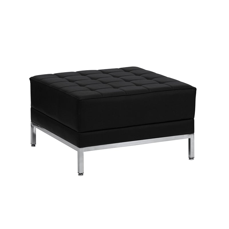 Flash Furniture HERCULES Imagination Series Black LeatherSoft Ottoman