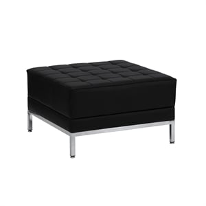 Flash Furniture HERCULES Imagination Series Black LeatherSoft Ottoman
