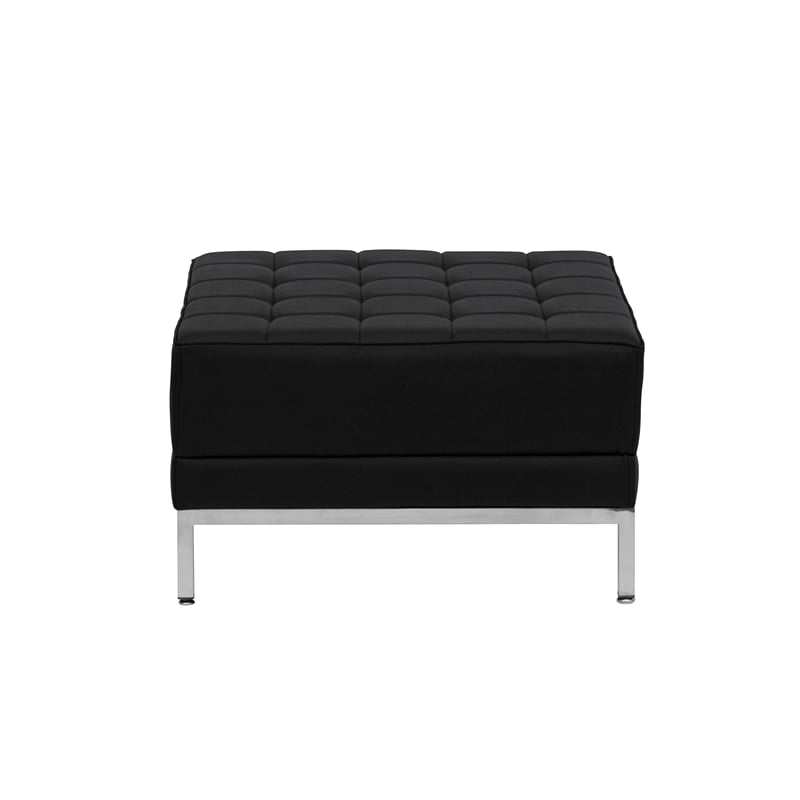 Flash Furniture HERCULES Imagination Series Black LeatherSoft Ottoman