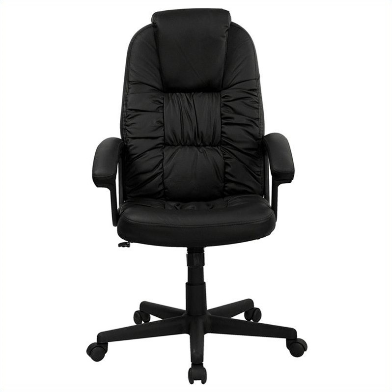 Flash Furniture High Back Swivel Office Chair in Black