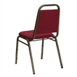Flash Furniture Hercules Banquet Stacking Chair in Burgundy and Gold