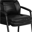 Flash Furniture Executive Side Office Guest Chair in Black