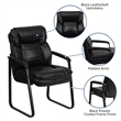 Flash Furniture Executive Side Office Guest Chair in Black