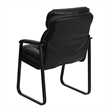 Flash Furniture Executive Side Office Guest Chair in Black