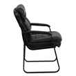 Flash Furniture Executive Side Office Guest Chair in Black