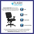 Flash Furniture Multi Functional Task Office Chair in Black
