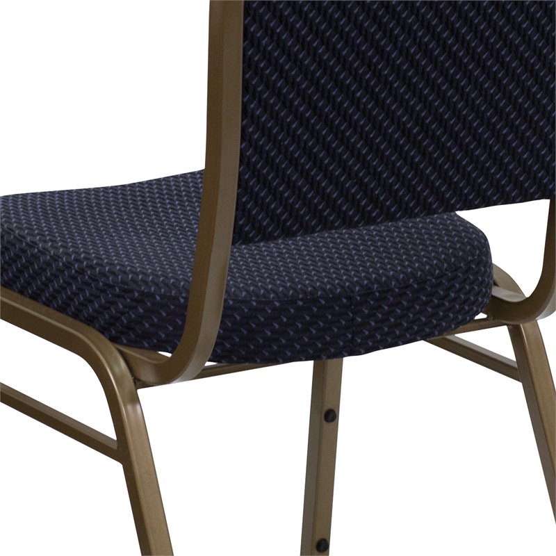 Flash Furniture Hercules Dome Back Banquet Stacking Chair in Blue
