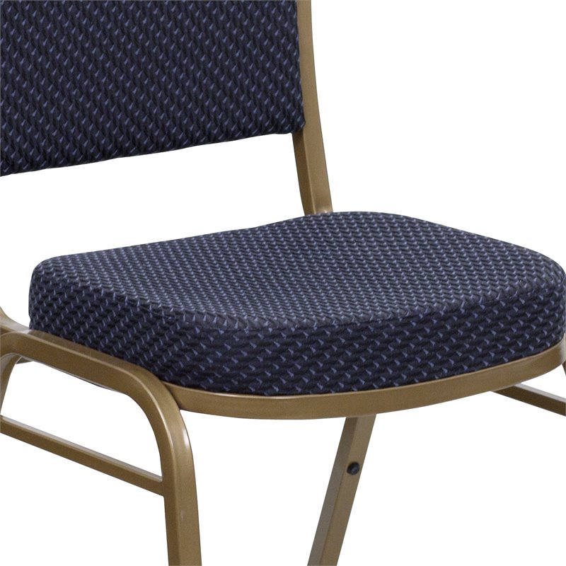 Flash Furniture Hercules Dome Back Banquet Stacking Chair in Blue