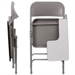 Flash Furniture Premium Steel Folding Chair with Left Hand Tablet Arm