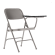 Flash Furniture Premium Steel Folding Chair with Left Hand Tablet Arm