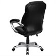 Flash Furniture High Back Black Leather Contemporary Office Chair