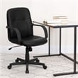 Flash Furniture Mid Back Glove Vinyl Executive Office Chair in Black