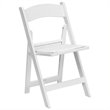 Flash Furniture Hercules Series Folding Chair in White