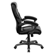 Flash Furniture High Back Overstuffed Executive Office Chair in Black