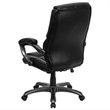 Flash Furniture High Back Overstuffed Executive Office Chair in Black