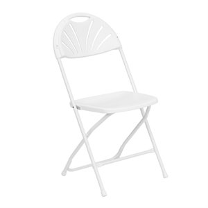 flash furniture hercules lightweight plastic fan back folding chair