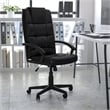 Flash Furniture Ergonomically Curved Office Chair in Black