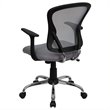 Flash Furniture Mid Back Mesh Office Chair in Gray