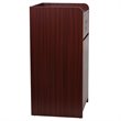 Flash Furniture Wood Tray Top Receptacle in Mahogany