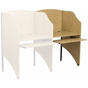 flash furniture contemporary laminate starter study carrel add-on