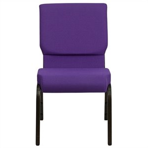 flash furniture hercules church stacking guest chair in purple