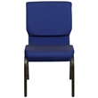 Flash Furniture Hercules Church Stacking Guest Chair in Navy Blue