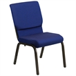 Flash Furniture Hercules Church Stacking Guest Chair in Navy Blue