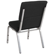 Flash Furniture Hercules Church Stacking Guest Chair in Black