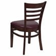 Flash Furniture Hercules Ladder Back en Dining Chair in Mahogany