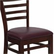 Flash Furniture Hercules Ladder Back en Dining Chair in Mahogany