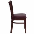 Flash Furniture Hercules Ladder Back en Dining Chair in Mahogany