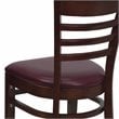 Flash Furniture Hercules Ladder Back en Dining Chair in Mahogany